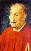 Jan Van Eyck Portrait of Cardinal Niccolo Albergati oil painting